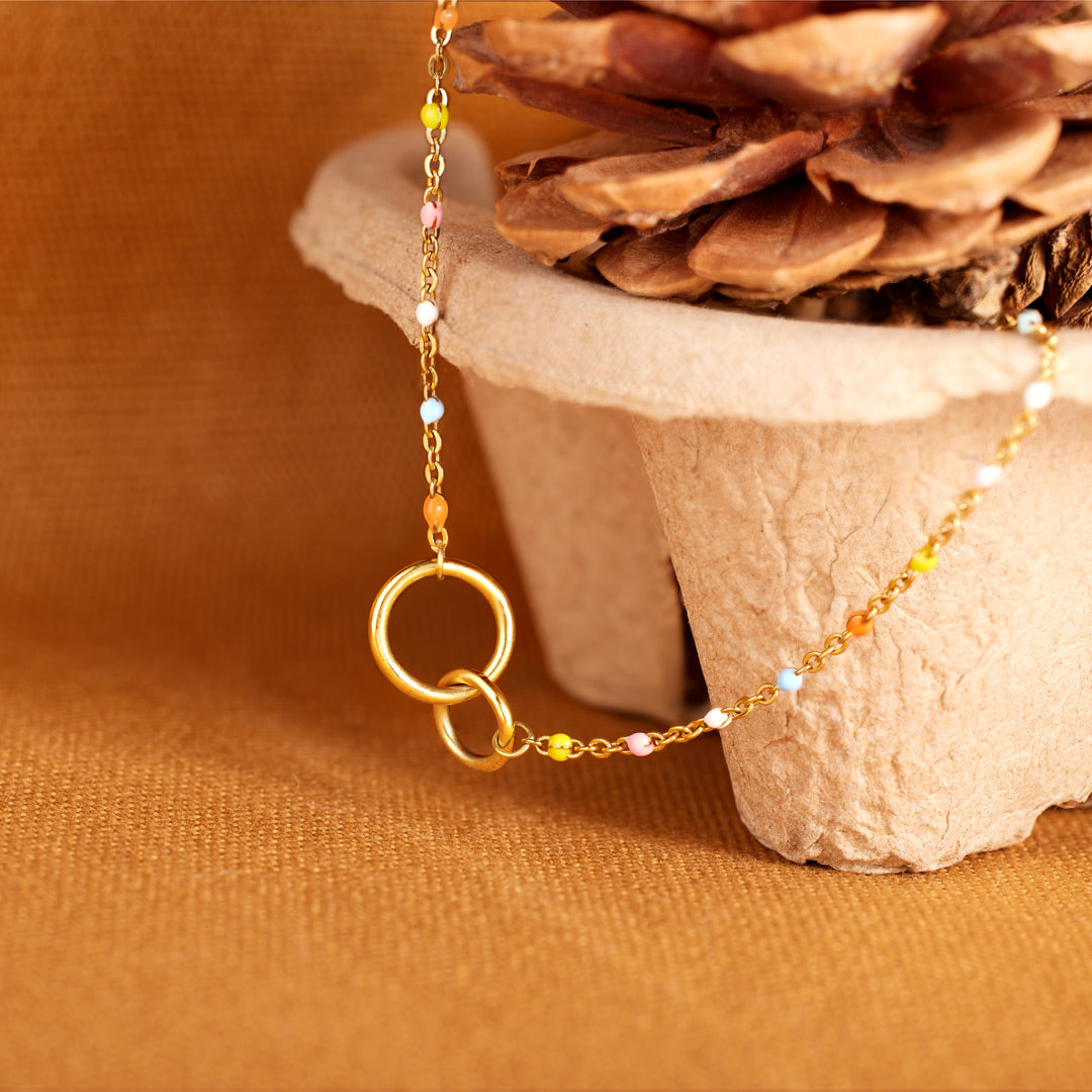 Grandmother&Granddaughter Interlocking Bracelet