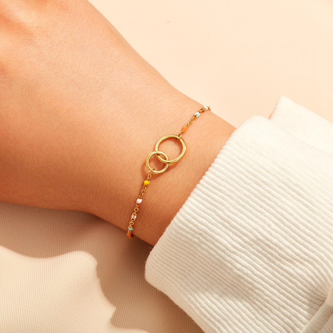 Grandmother&Granddaughter Interlocking Bracelet