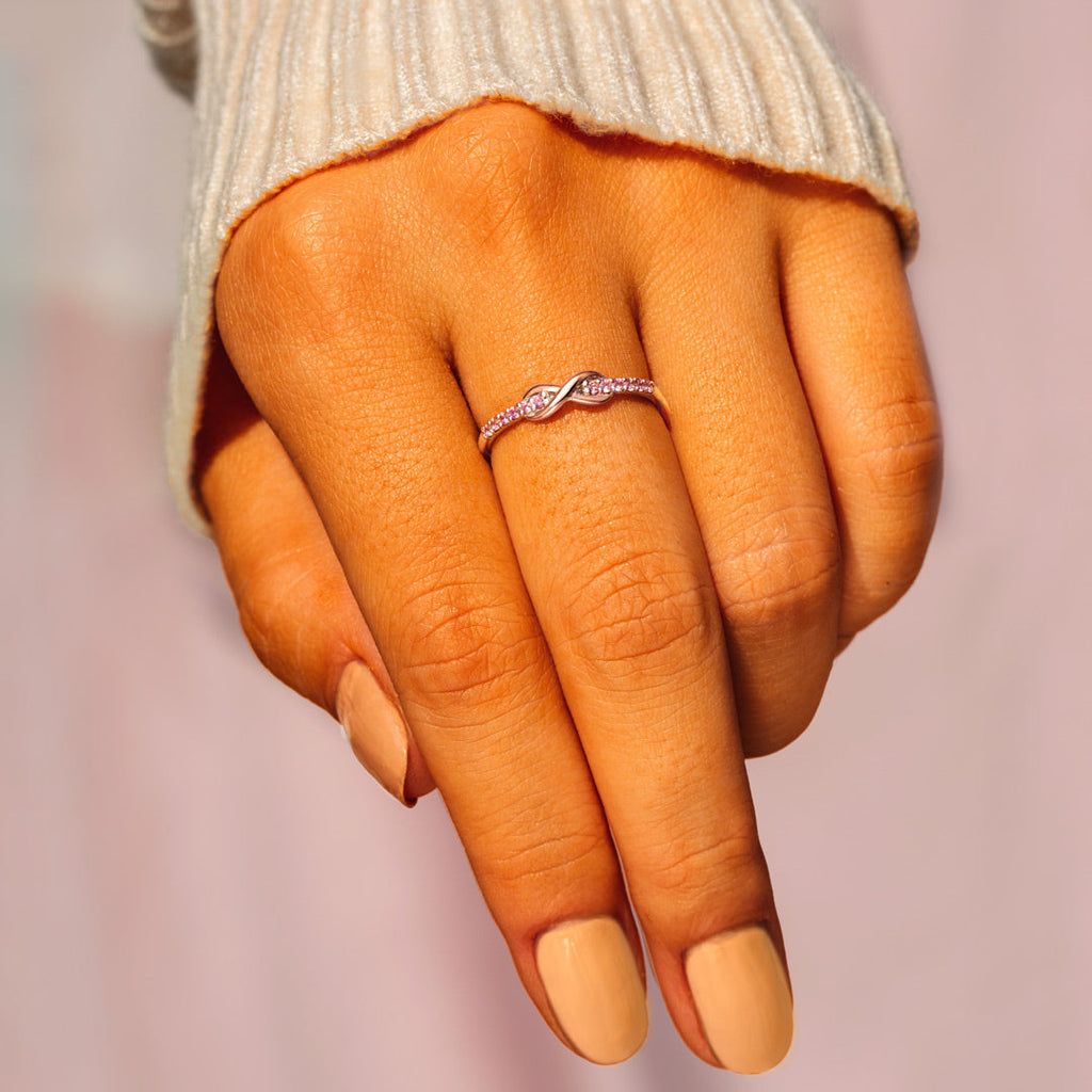 My Daughter Forever Infinity Ring