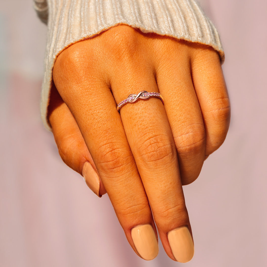 My Daughter Forever Infinity Ring