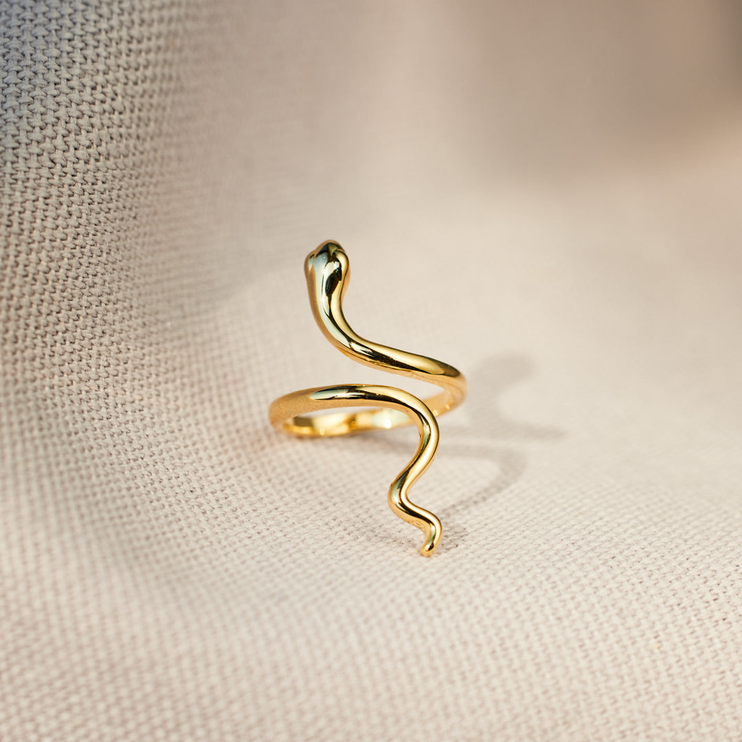 Be Free Minimalist Snake Open Ring