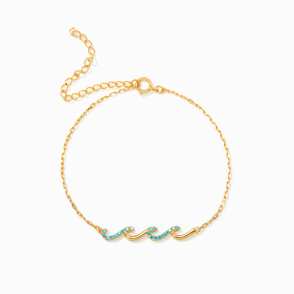 Highs And Lows In Life Triple Wave Bracelet