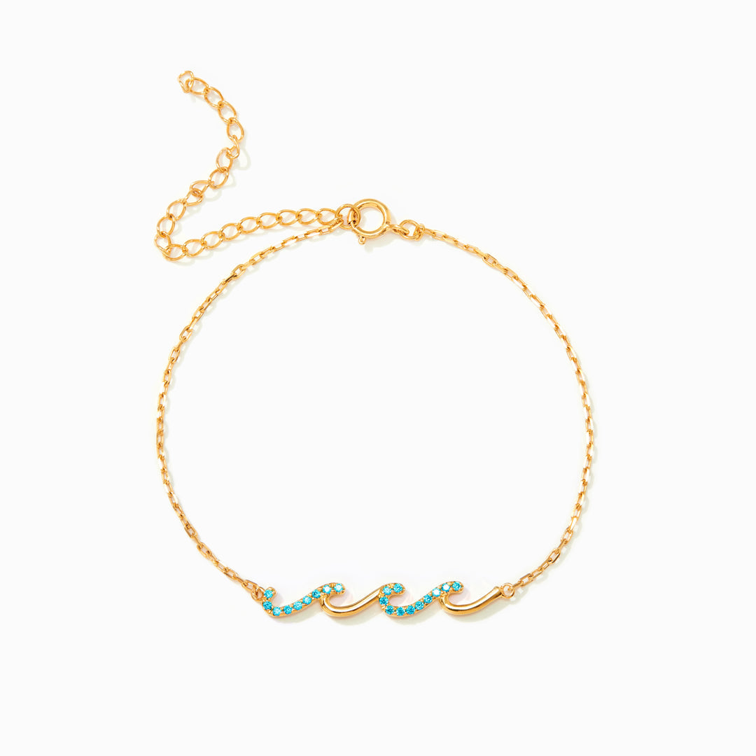 Highs And Lows In Life Triple Wave Bracelet
