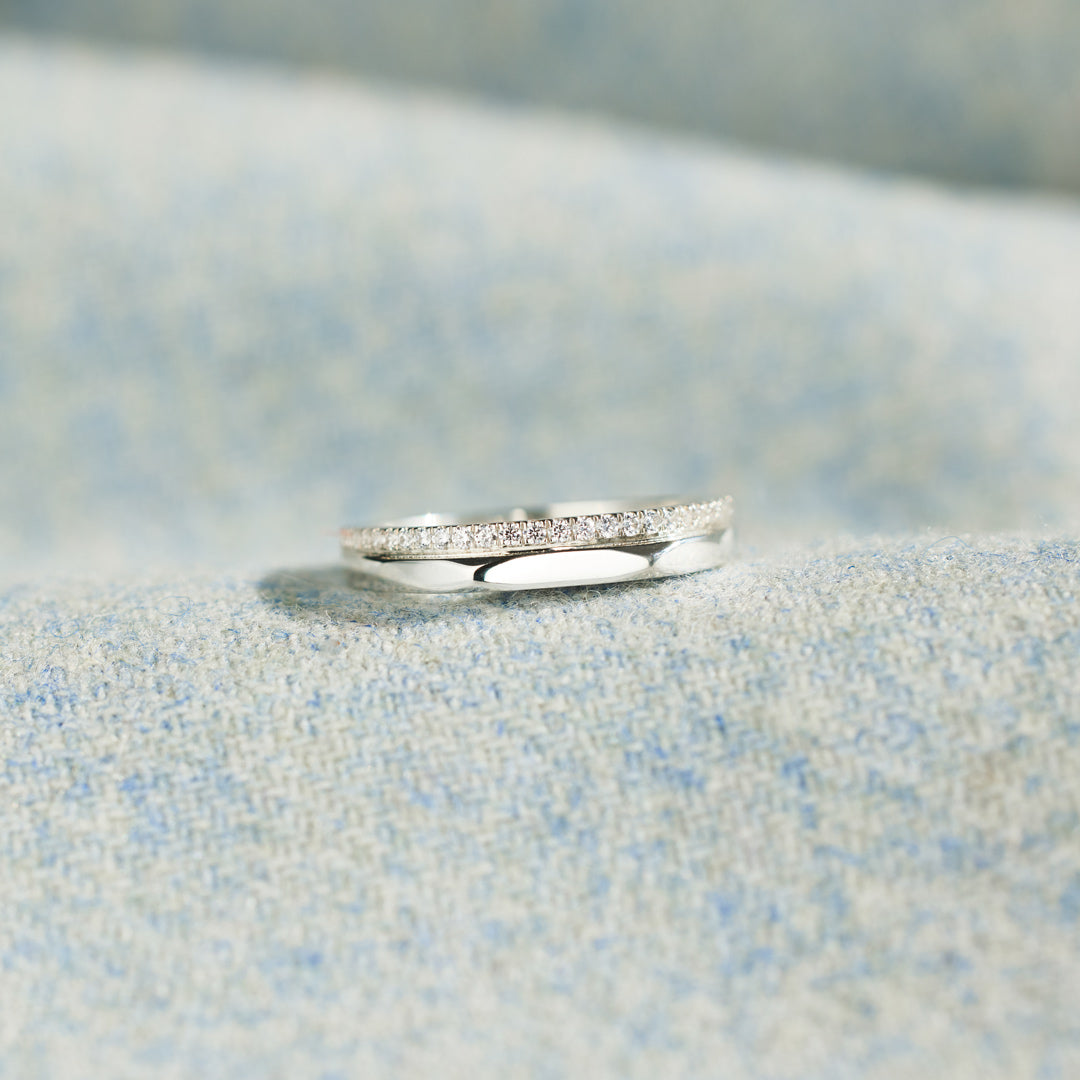 Cherish Your Side Double Band Ring