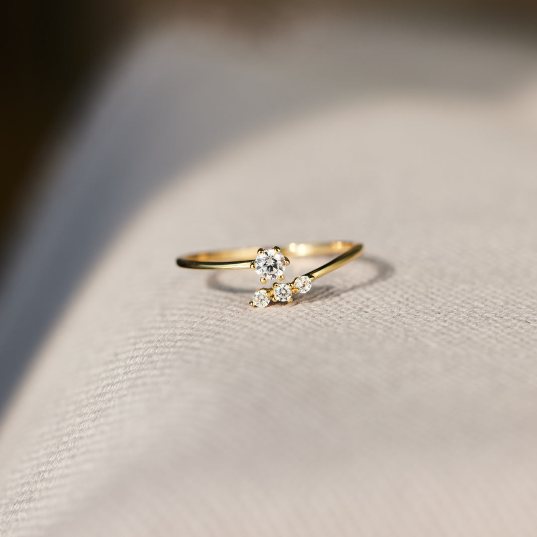 Be You Multi-Stone Open Ring