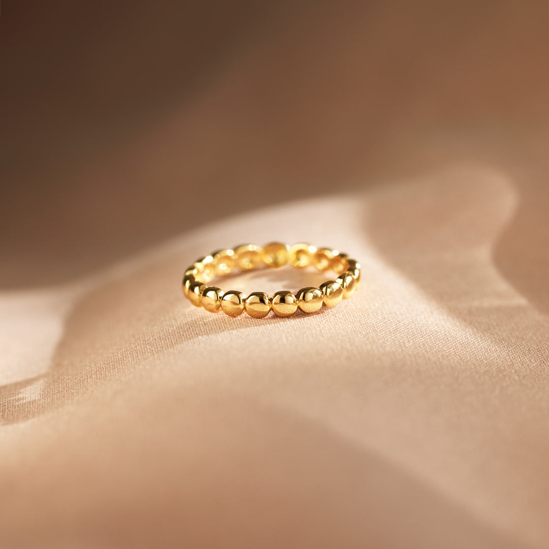 Beads Of Strength Minimalist Sphere Ring