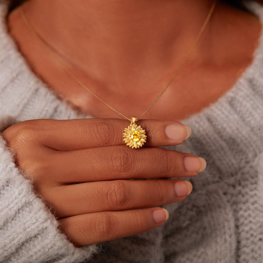 Sunflower Necklace
