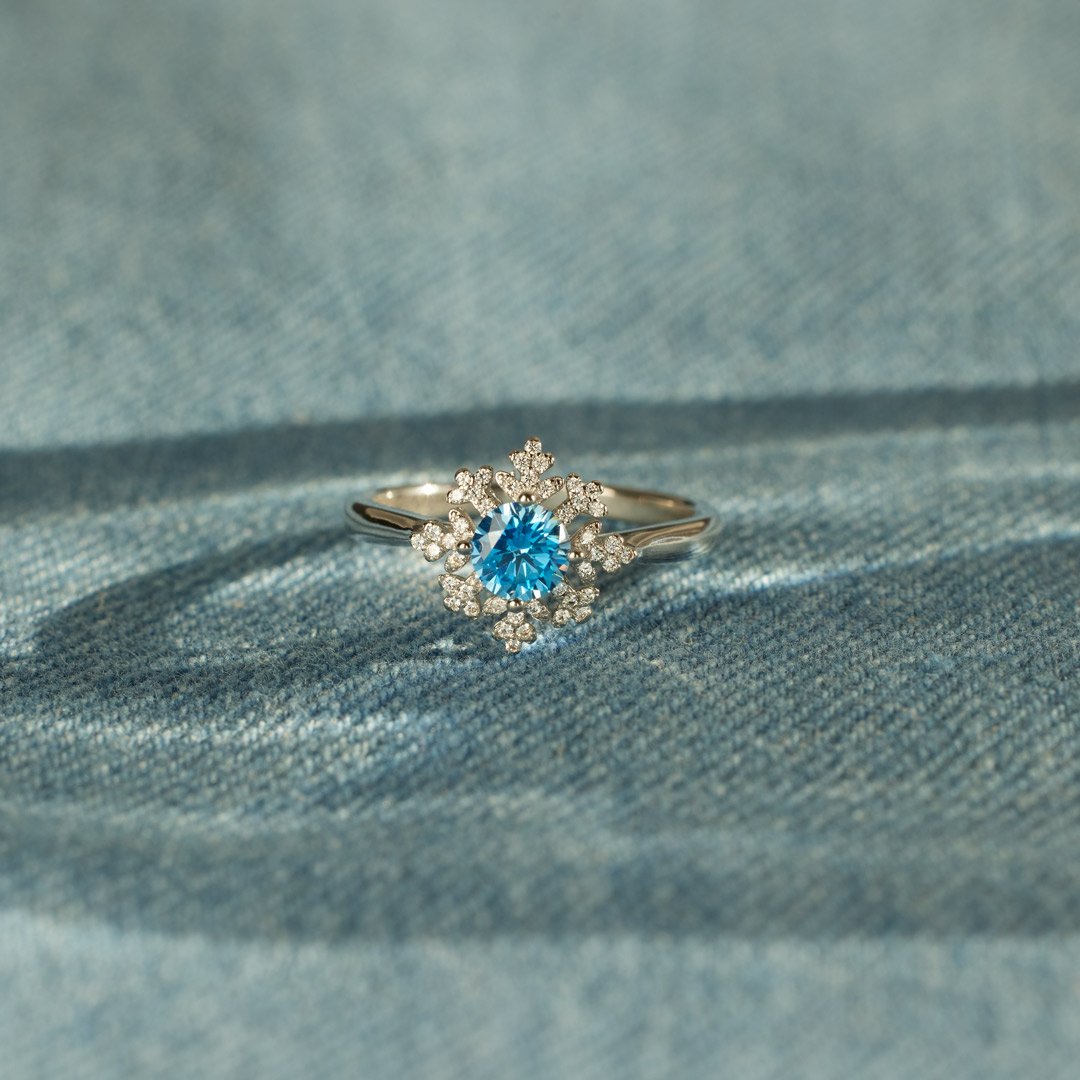 Be Stronger Than The Blizzard Snowflake Ring