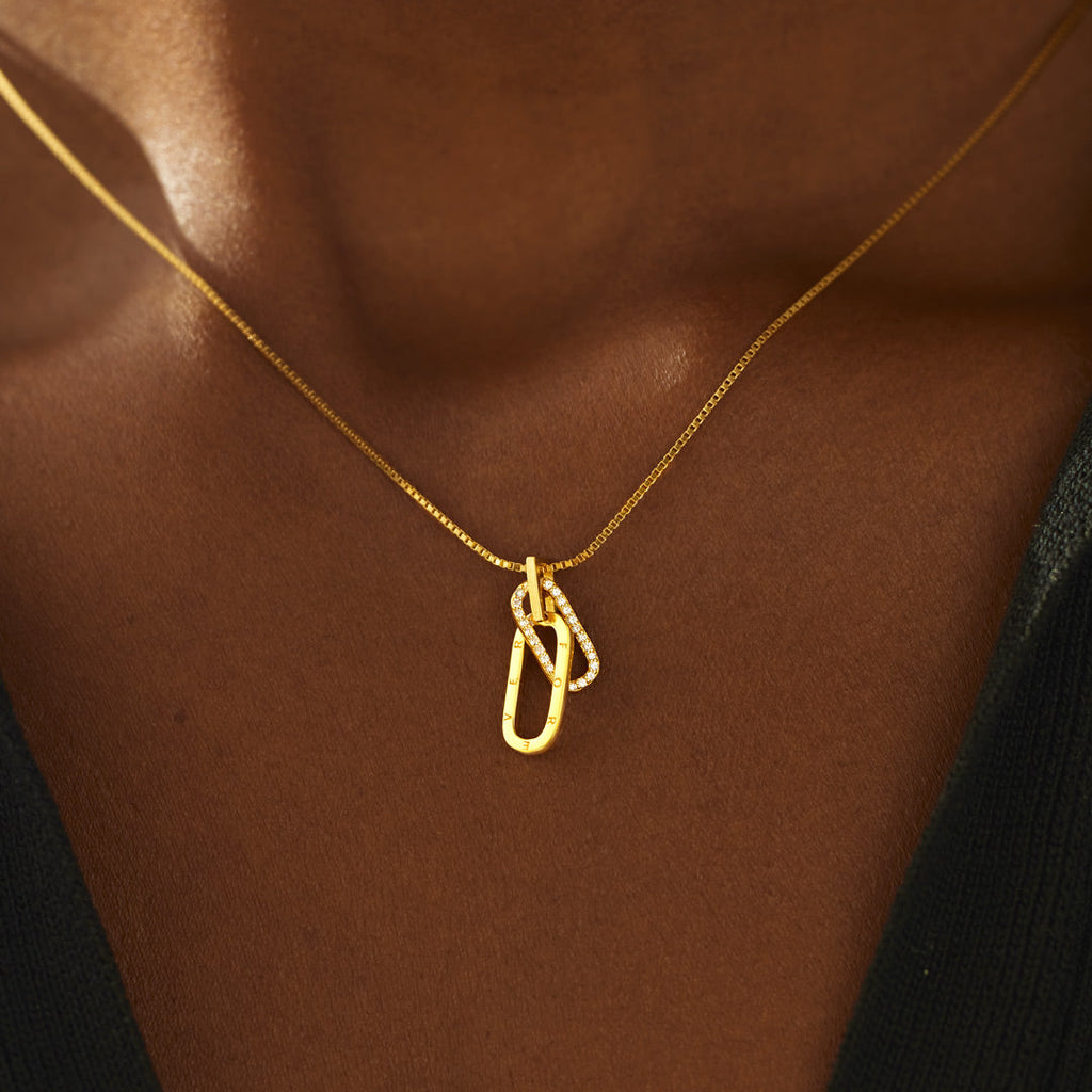 Special Bond Rectangle Interlocking Necklace