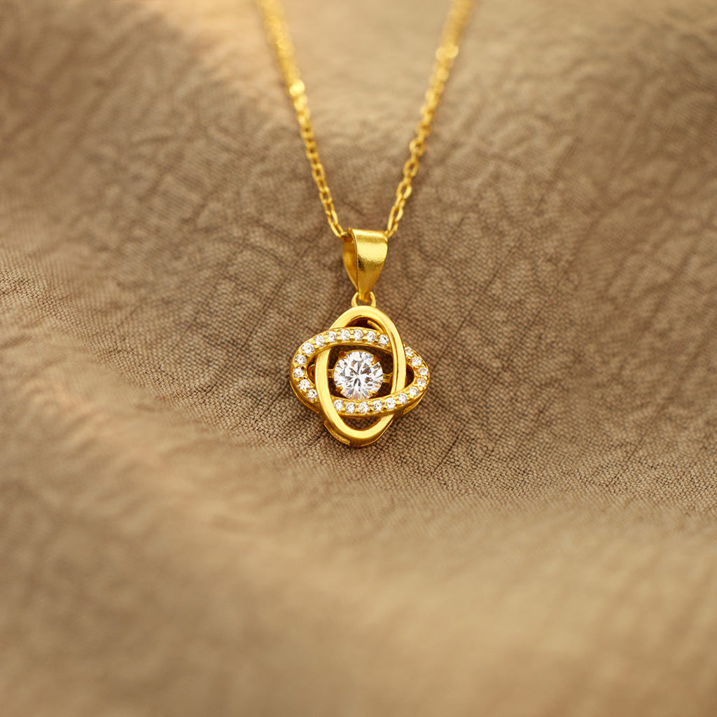 Forever Linked Together Eternity Knot Necklace-Mother Daughter Gift