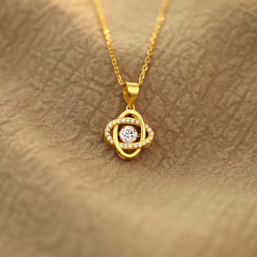 Forever Linked Together Eternity Knot Necklace-Mother Daughter Gift