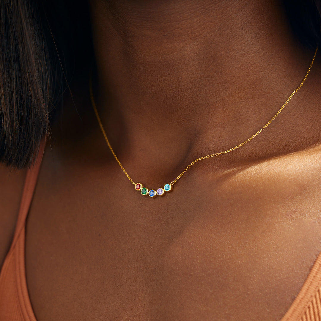 1-14 Birthstone Necklace