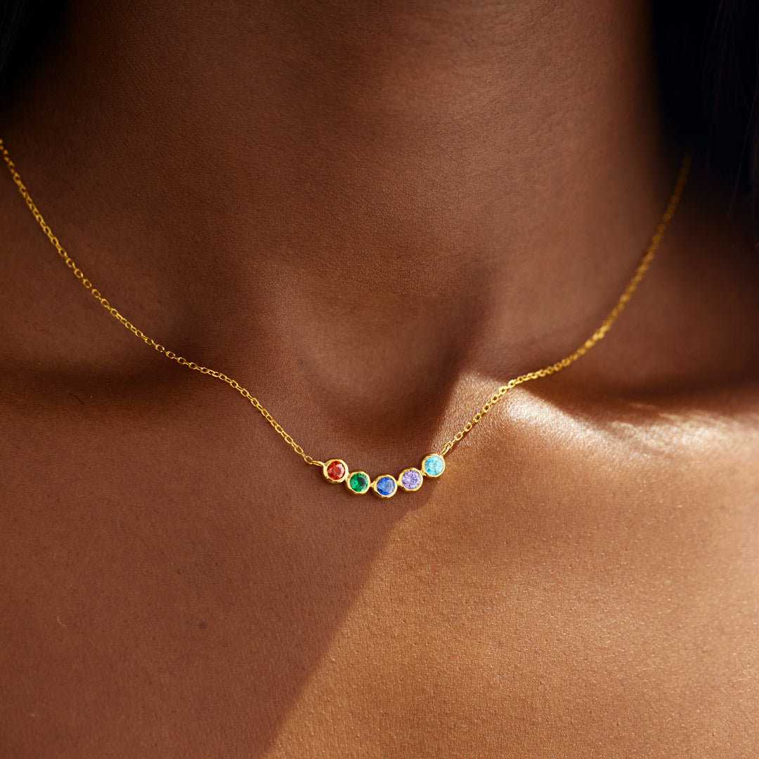 1-14 Birthstone Necklace