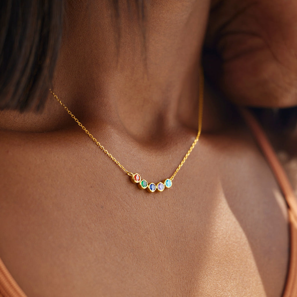 1-14 Birthstone Necklace