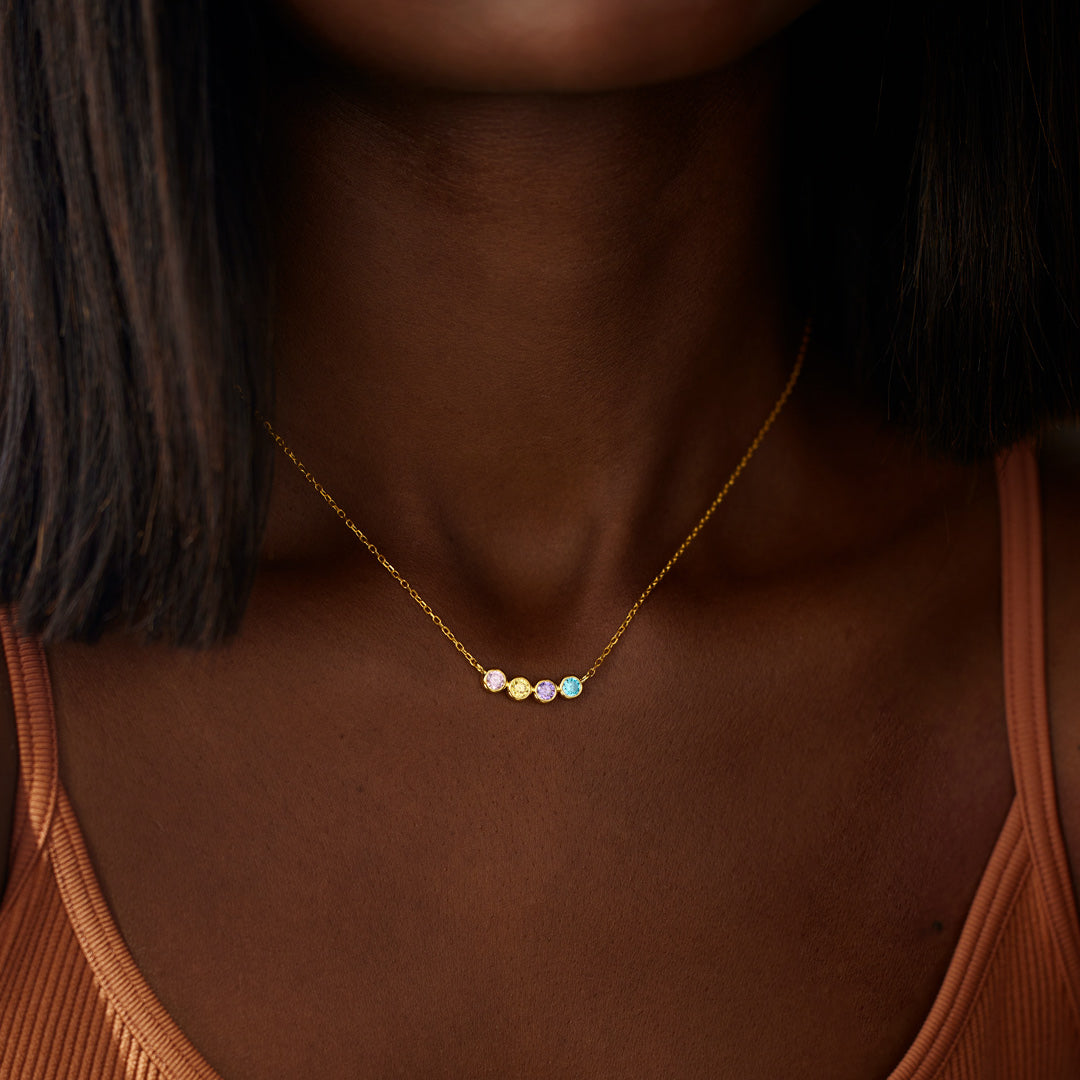 1-14 Birthstone Necklace