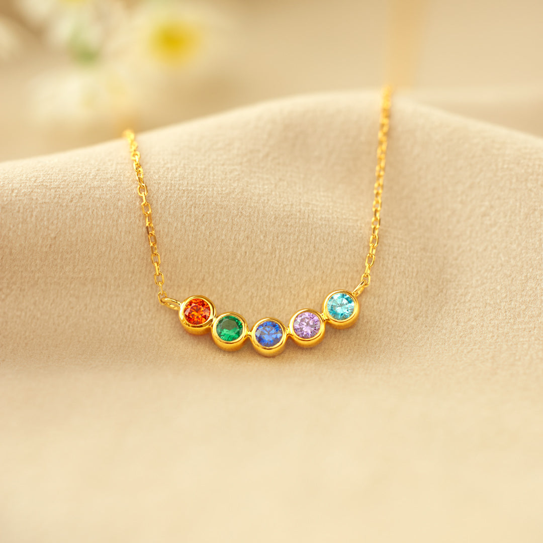 1-14 Birthstone Necklace