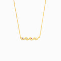 1-6 Birthstones Wave Necklace