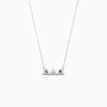 1-5 Birthstones Triangle Necklace