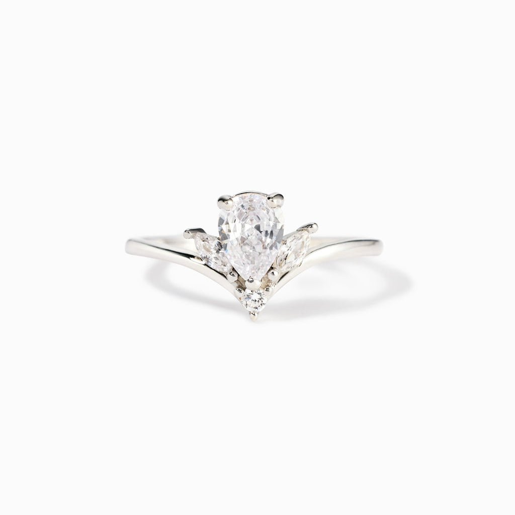 Trio Stone Promise Ring