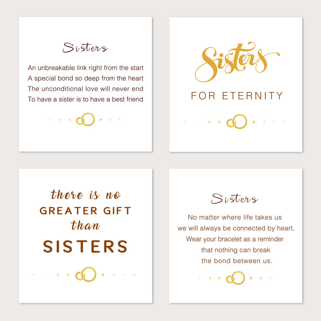For Sisters Interlocking Bracelet
