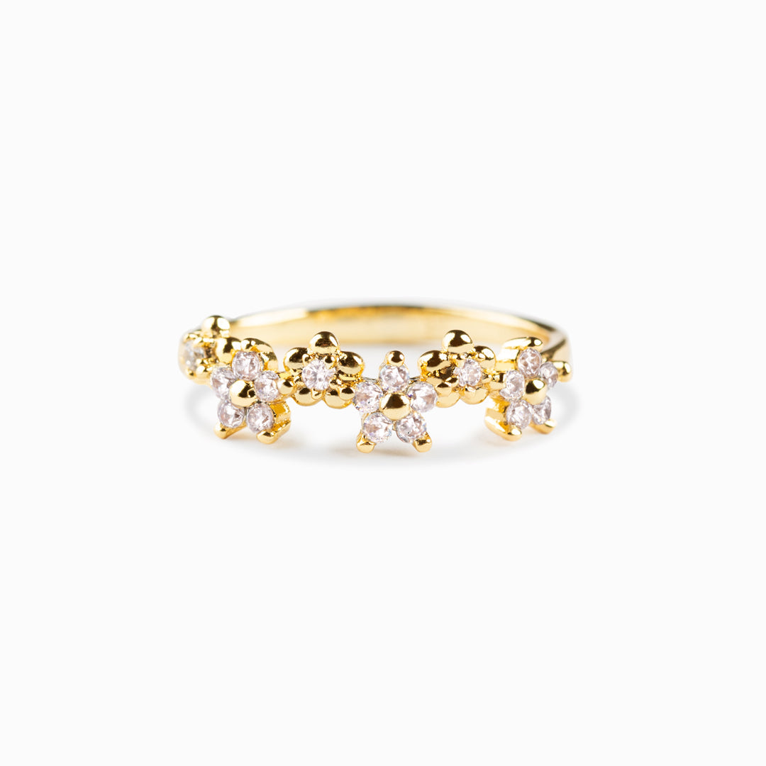 Different Flower From The Same Garden Floral Ring