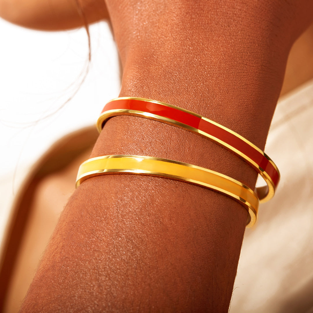 Remember Who the Fuck You Are Motivational Color Bangle