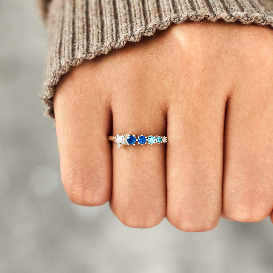 Daughter You're My Shooting Star Ring
