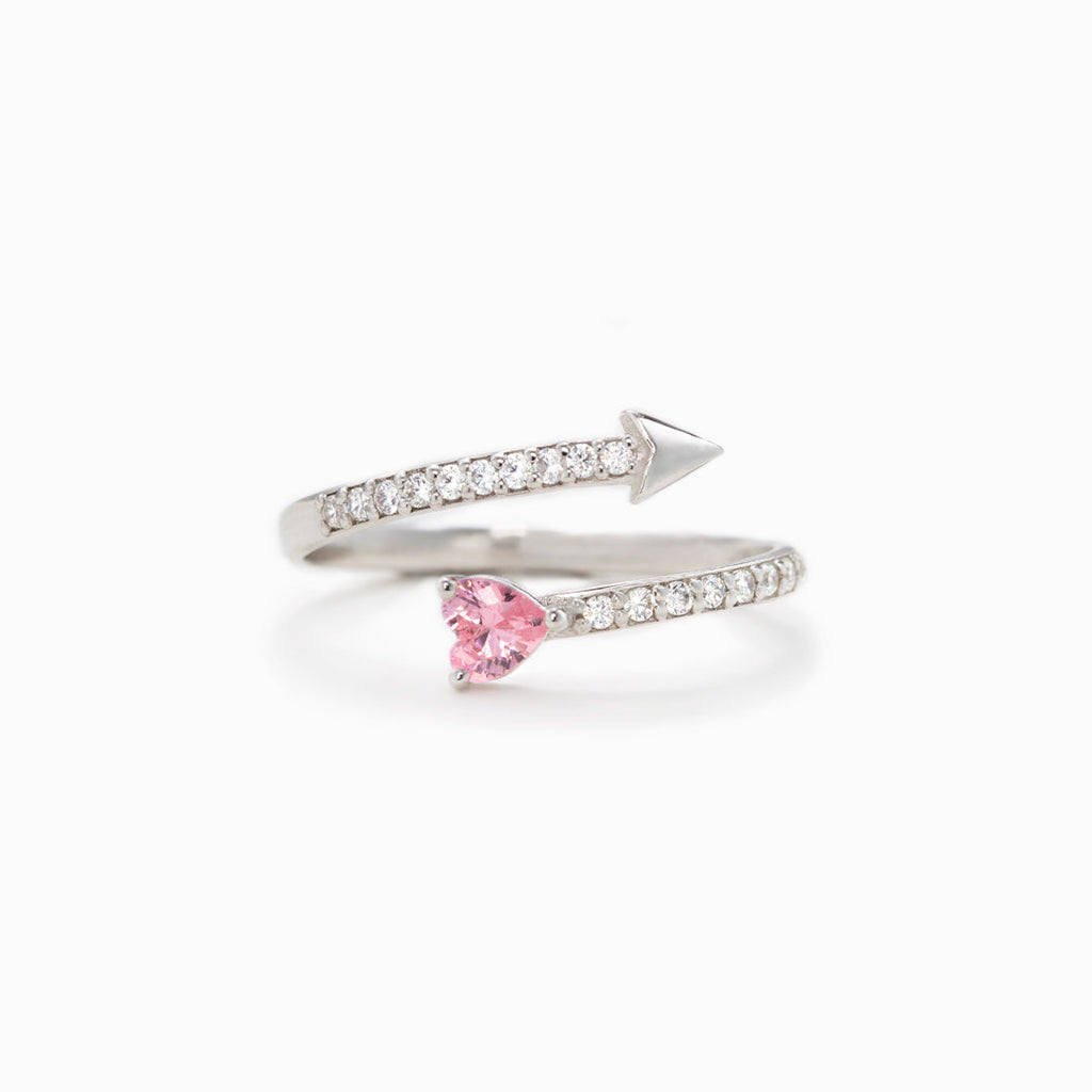 To My Daughter Arrow & Heart Ring