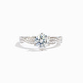 You Will Always Have Me Twisted Pavé Ring