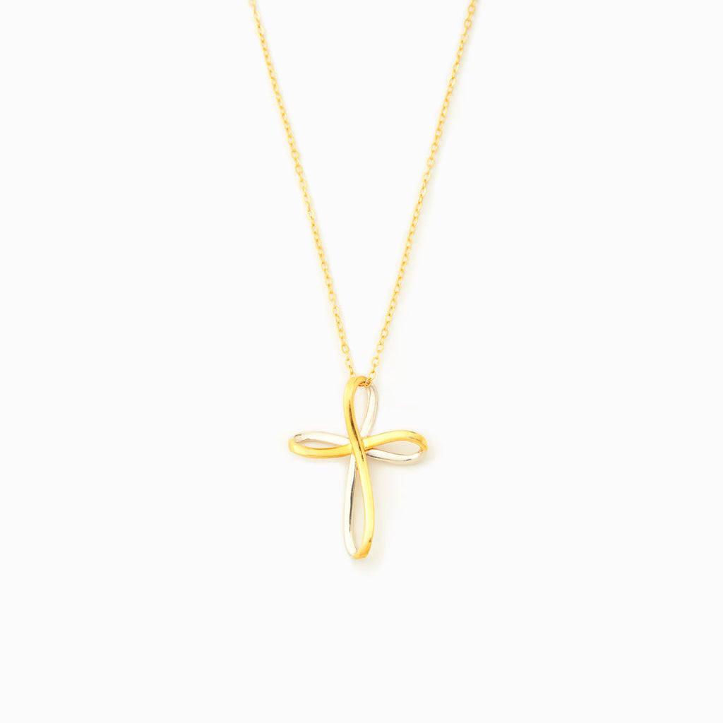 Let Go & Let God Cross Necklace