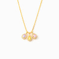 1-14 Tear Drop Birthstone Necklace