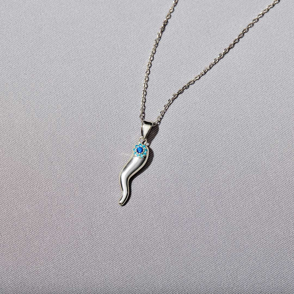 Evil Eye Cornicello Necklace