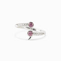Your Story Isn't Over Pavé Semicolon Ring