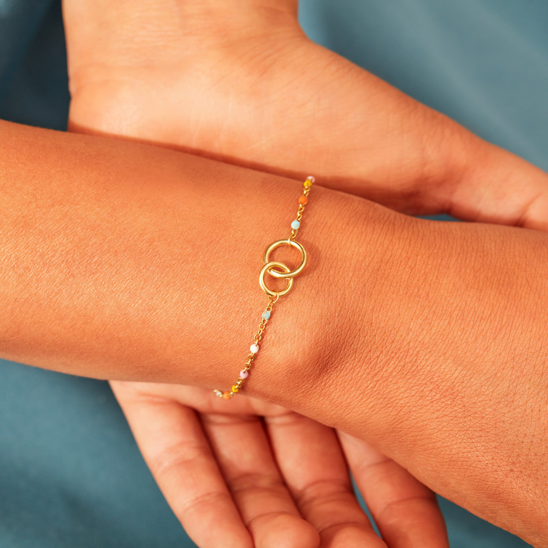 Grandmother&Granddaughter Interlocking Bracelet