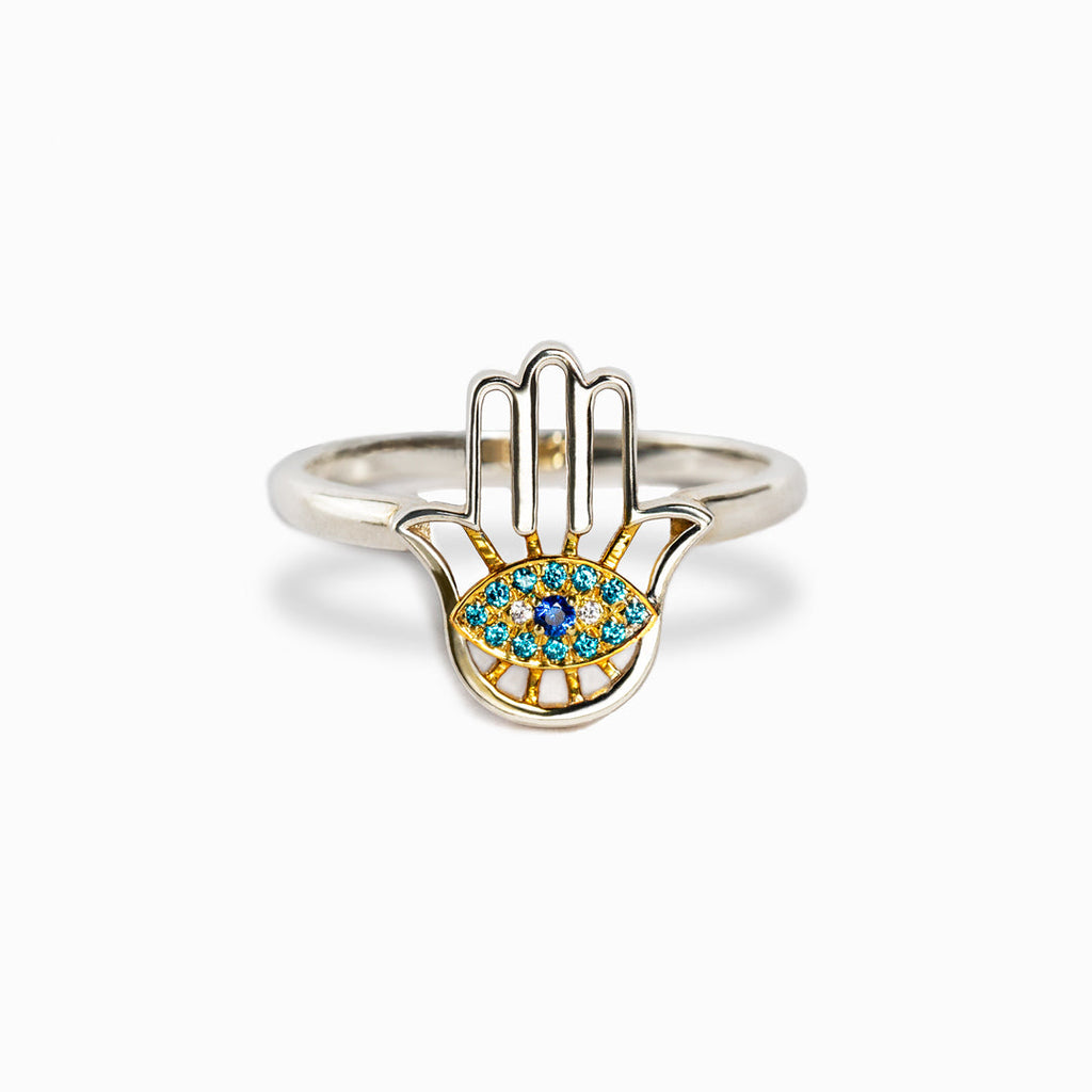 You're Always Protected Hamsa Ring