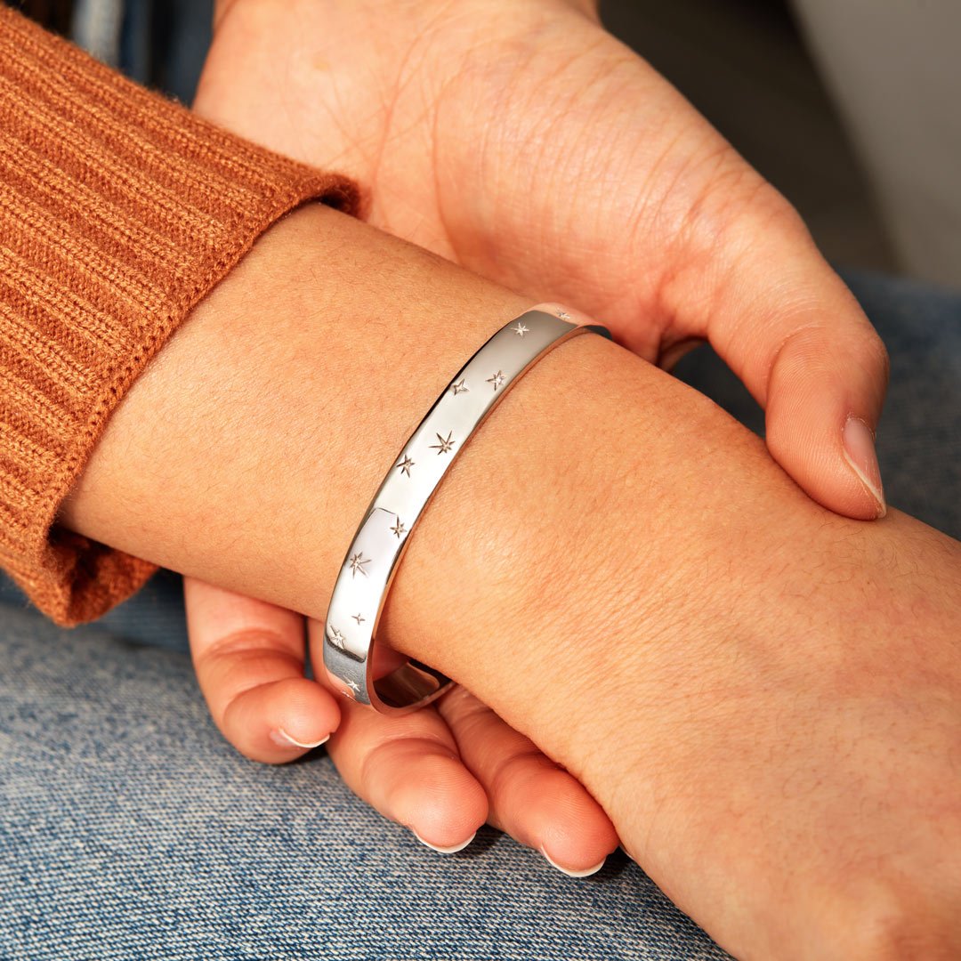To The Friends That Became Family Stars Galaxy Bangle