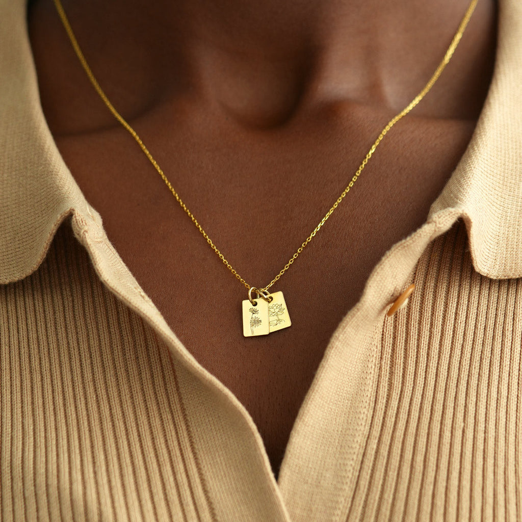 Birth Flower Necklace-Perfect Mother's Day Gift For Wife/Mom