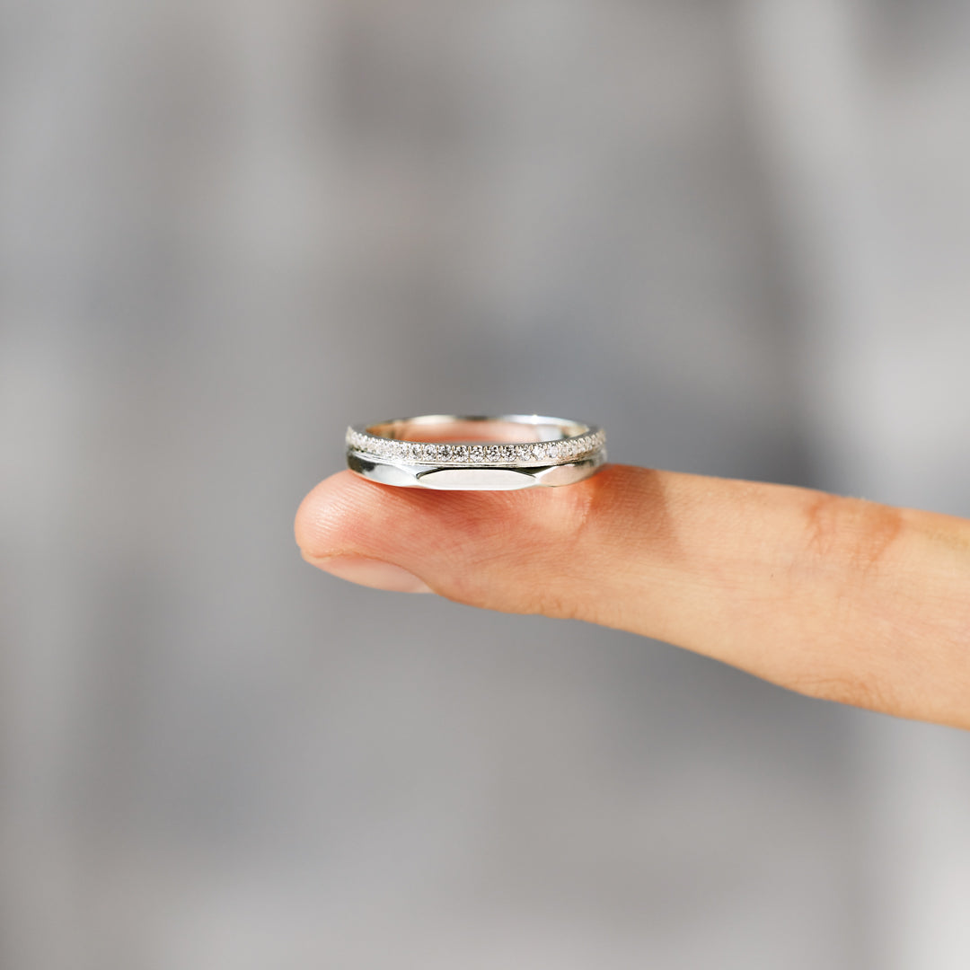 Cherish Your Side Double Band Ring