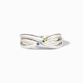 1-6 Birthstones Infinity Ring