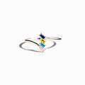 1-5 Birthstones Baguette Cut Ring