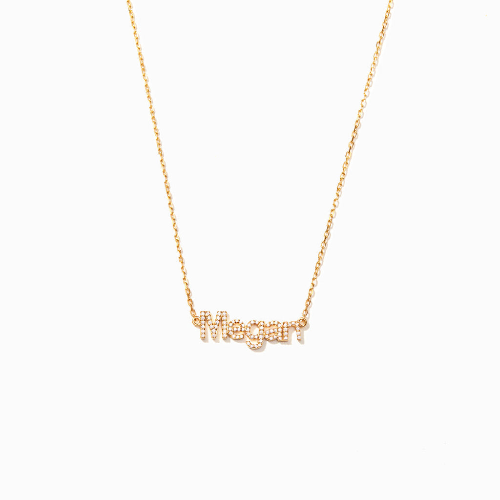 Personalized Pavé Necklace