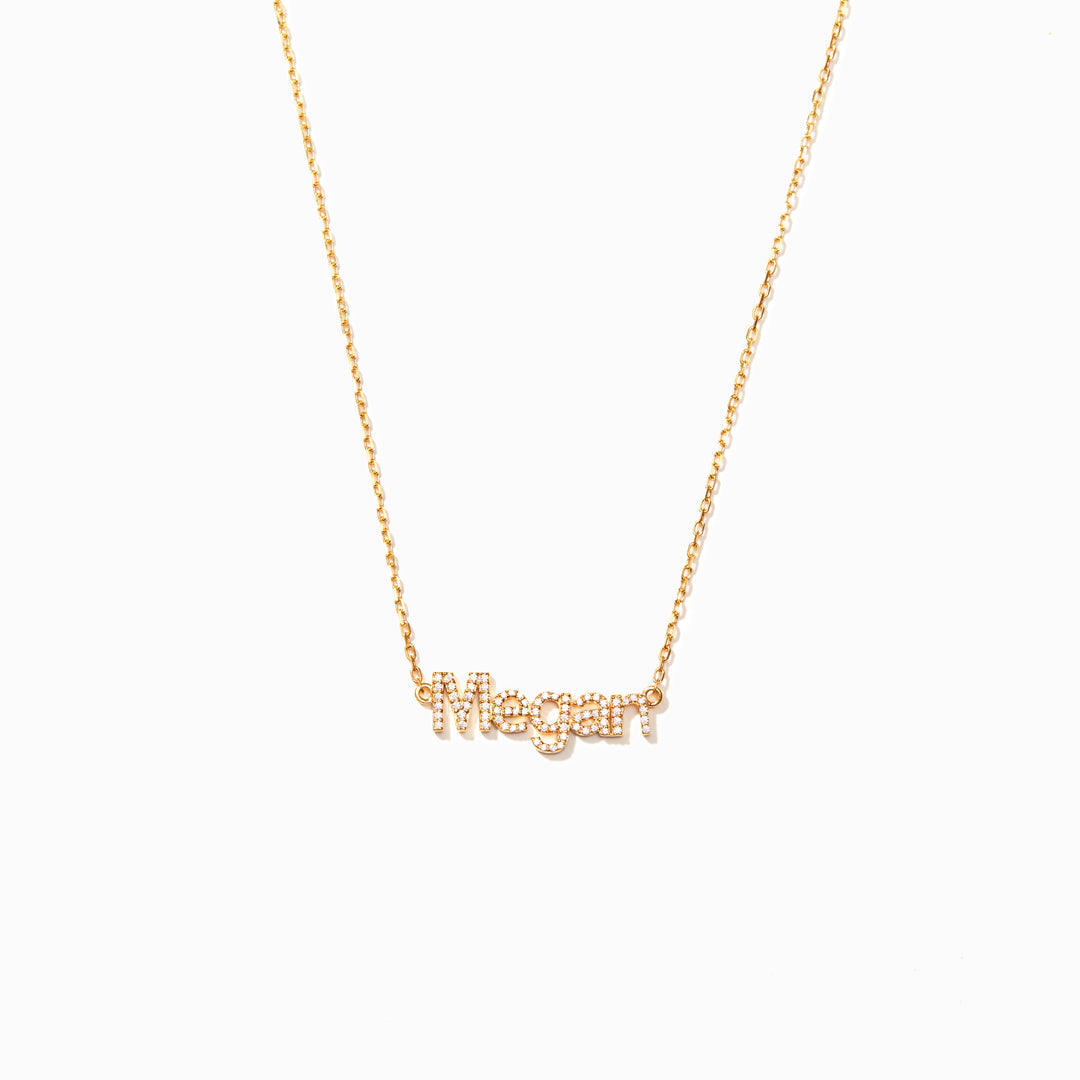 Personalized Pavé Necklace