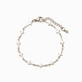 Be Strong & Courageous Tiny Cross Bracelet