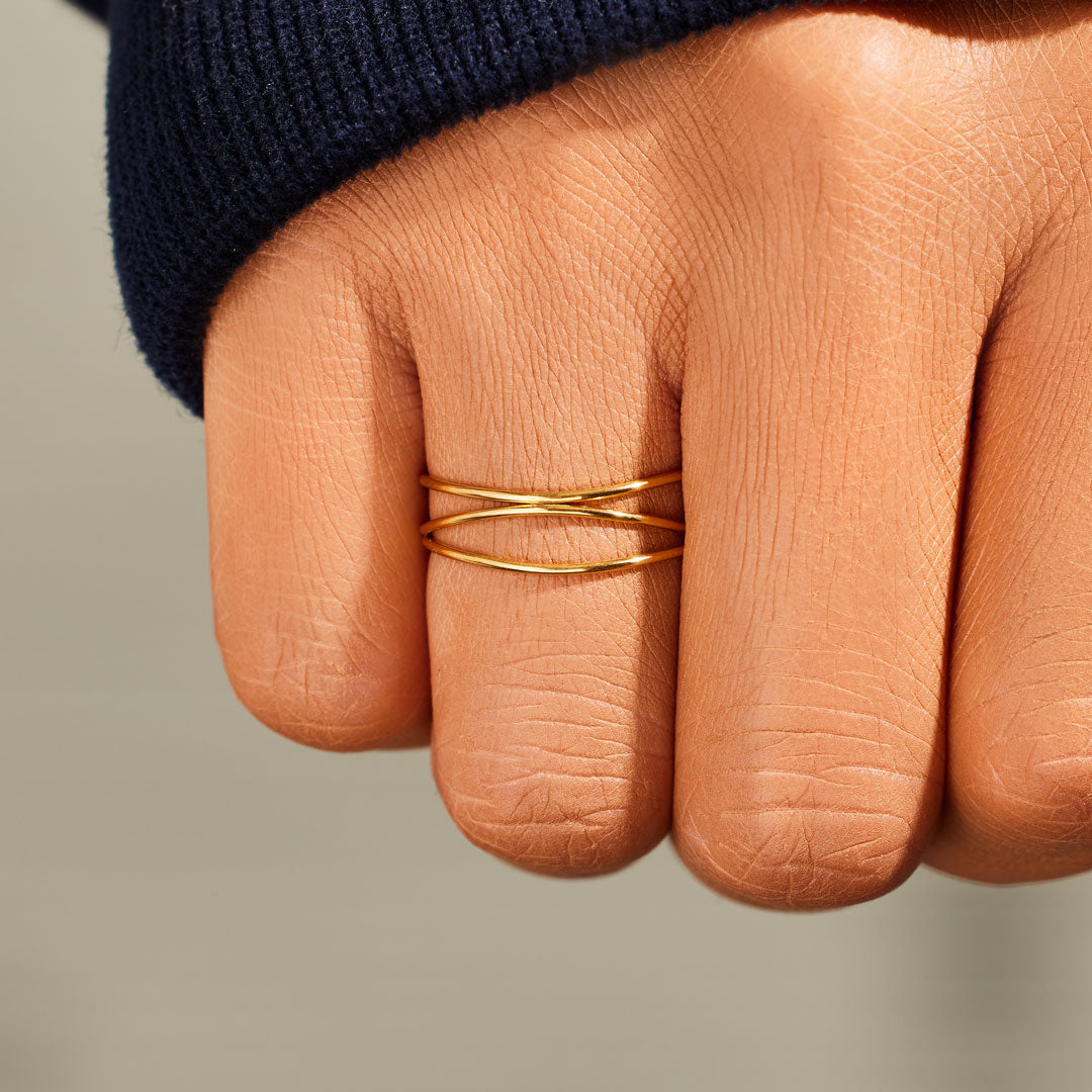 Our Bond Remains Forever Strong Crossover Ring