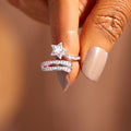 You Were Born To Shine Star Wrap Ring