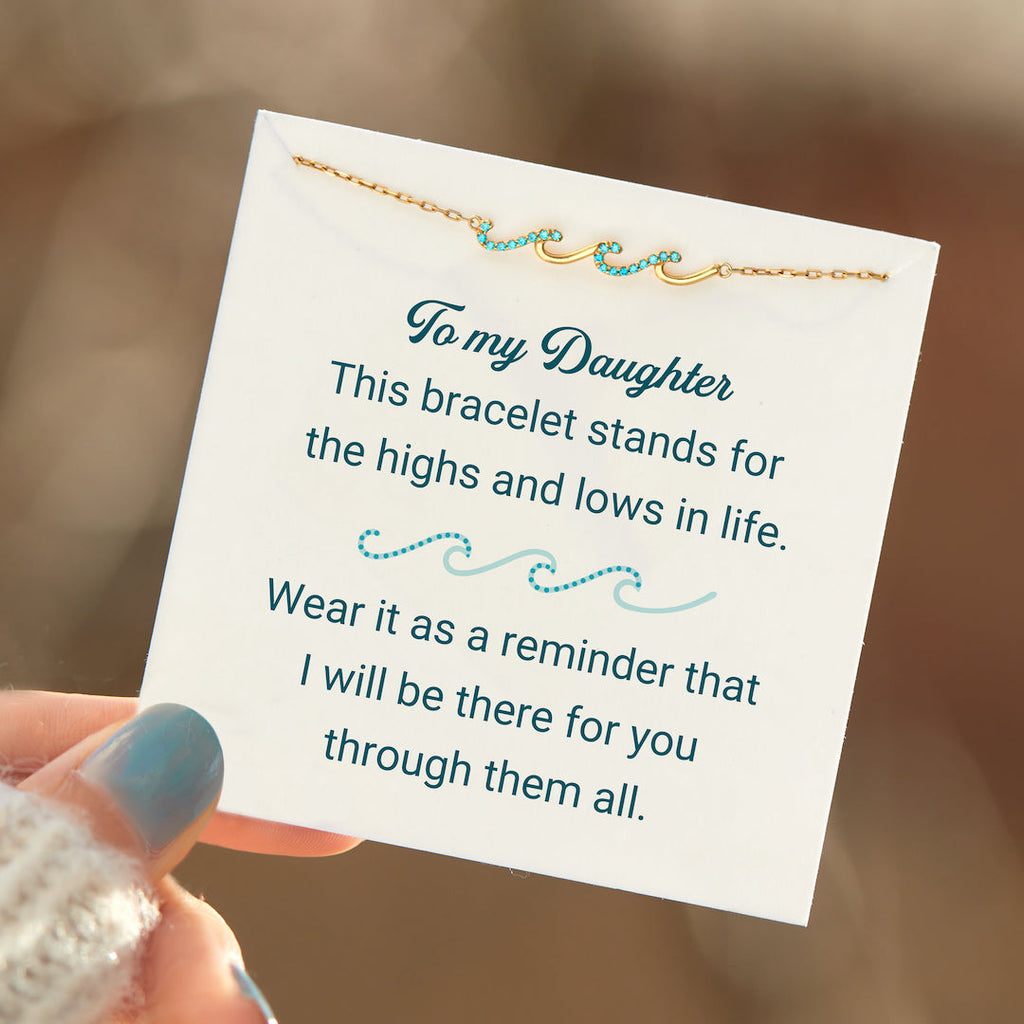 Highs And Lows In Life Triple Wave Bracelet