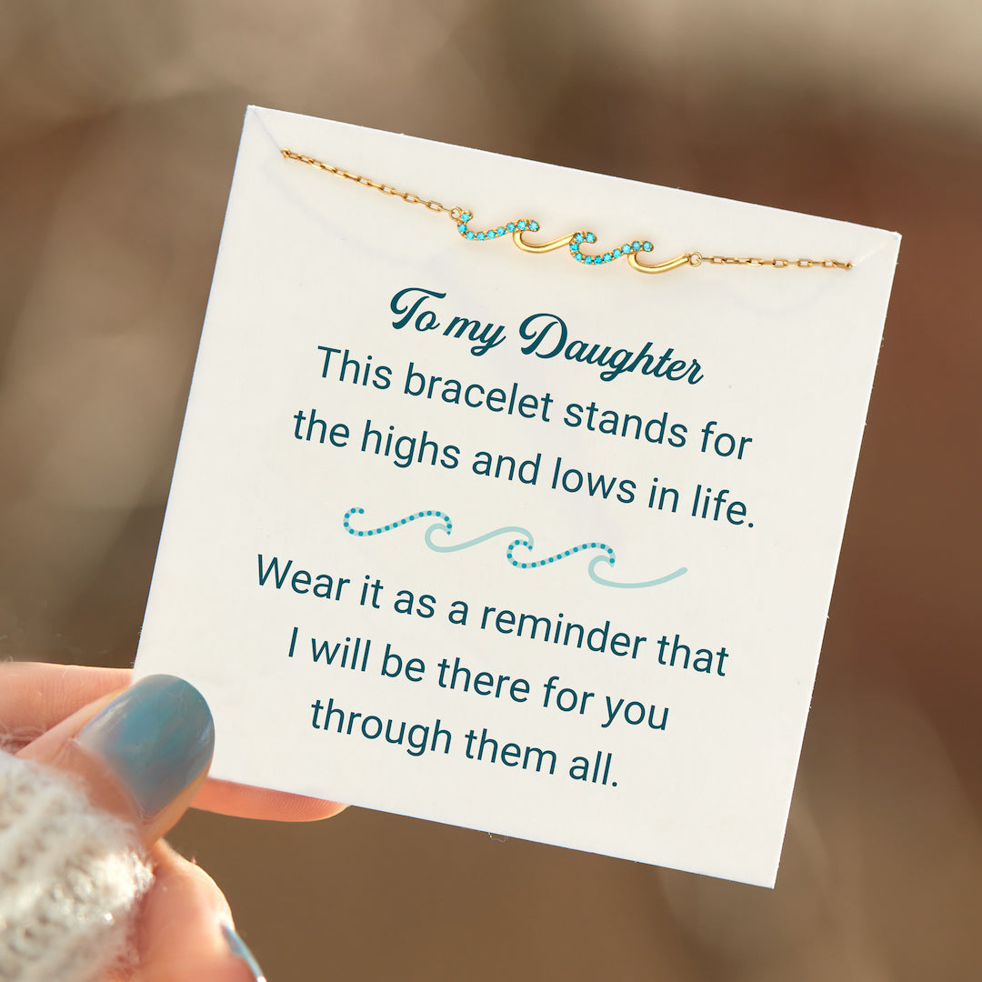 Highs And Lows In Life Triple Wave Bracelet