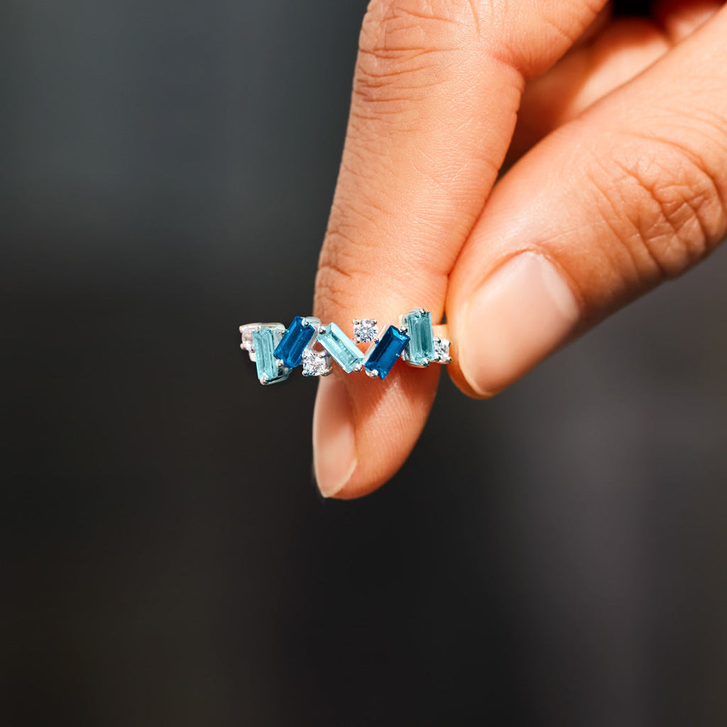 Nobody Has It All Together Blue Band Ring