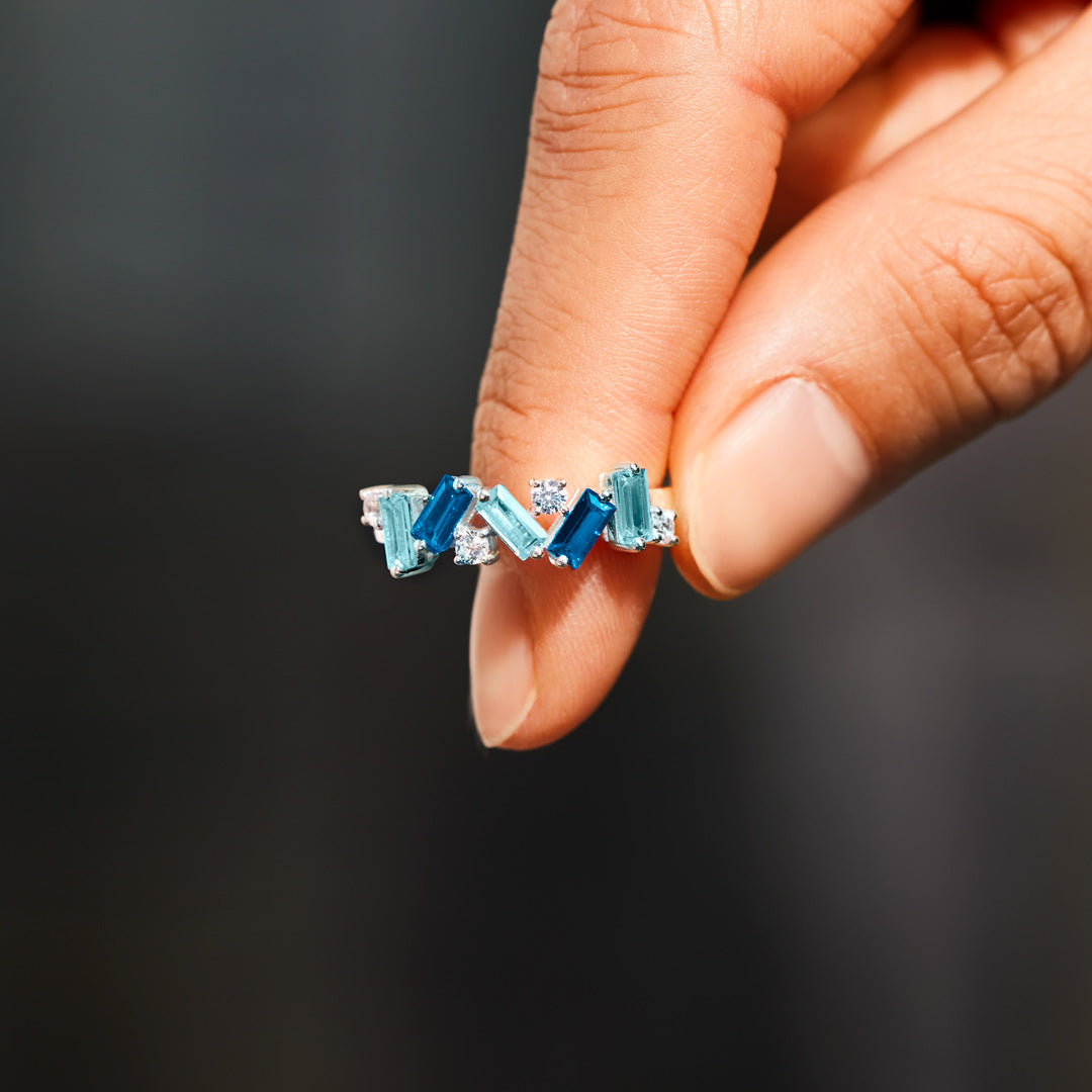 Nobody Has It All Together Blue Band Ring