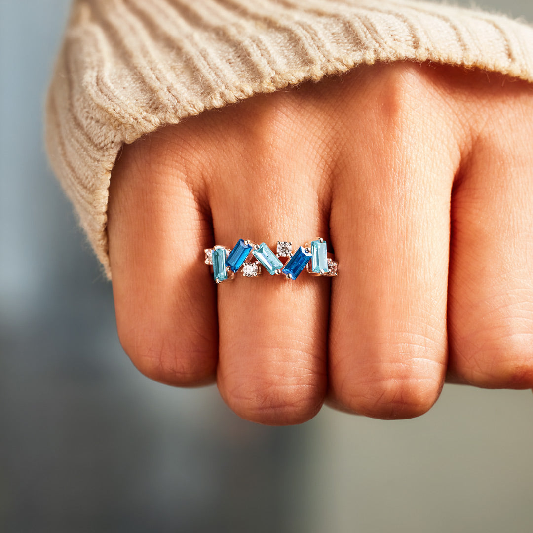 Nobody Has It All Together Blue Band Ring